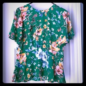 Loft floral blouse